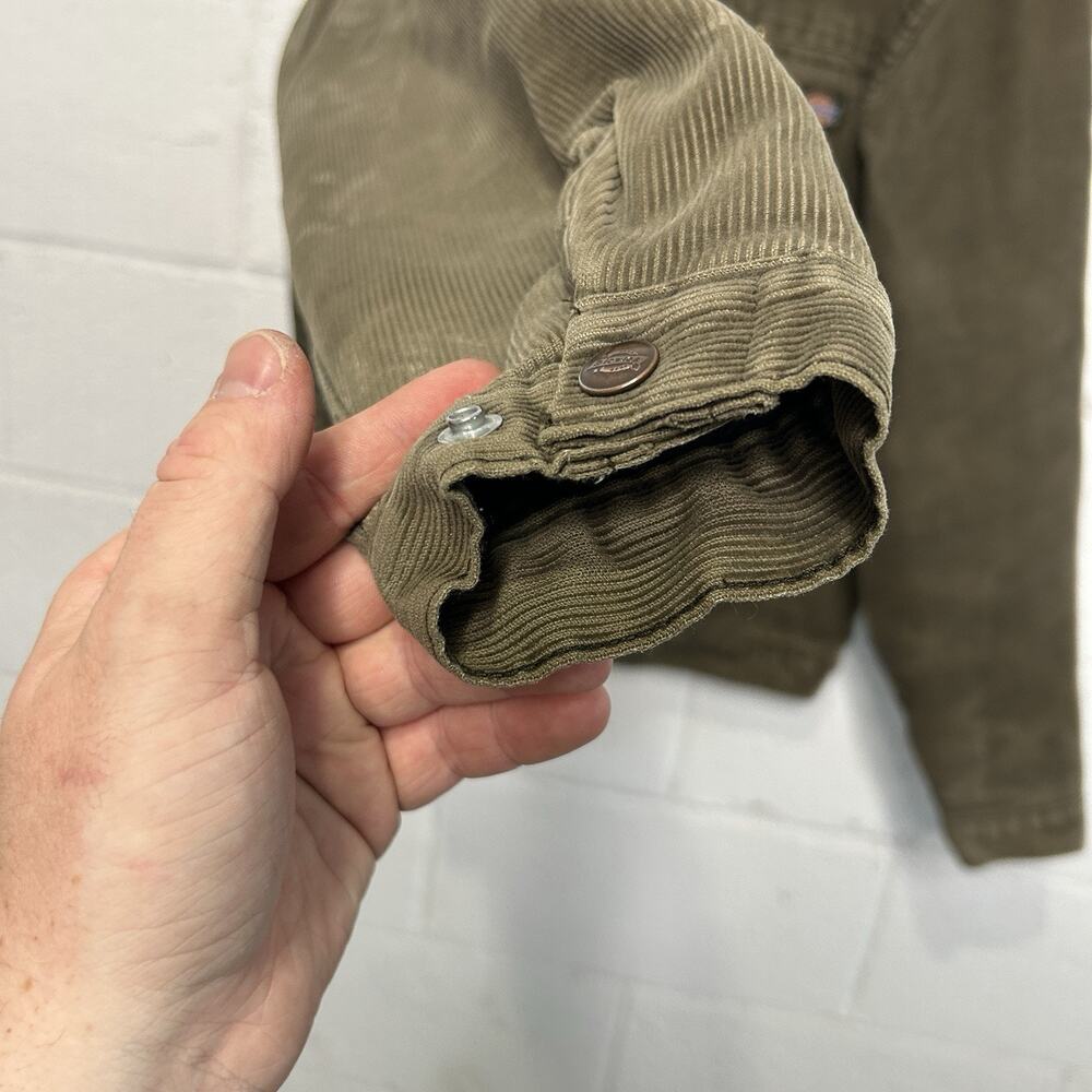 Vintage Dickies Quilt-Lined Corduroy Detroit Jacket “Green” - Picture 6 of 14